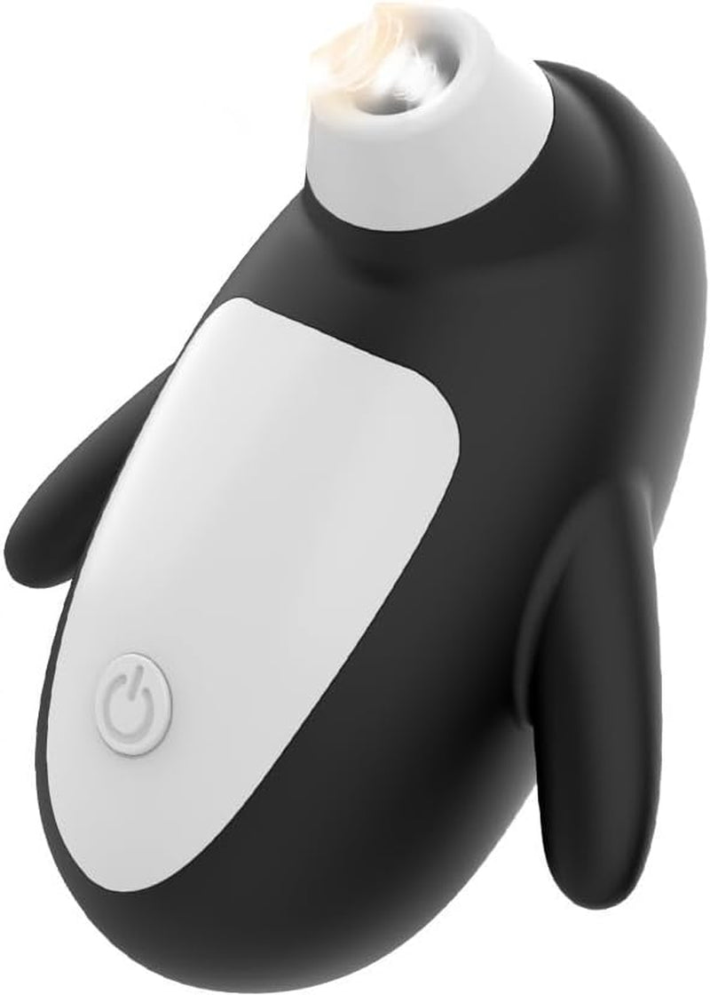 Clitoral Sucking Sex Toy,Womens Sex Toys Cute Penguin Clit Stimulator & Breast Sucker & Nipples Massager, Waterproof Rechargeable Adult Sex Toys Clitoral Vibrator for Women or Couple Pleasure