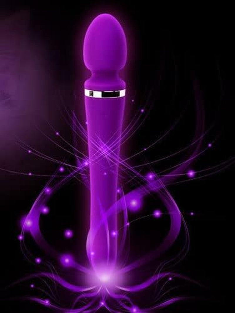 Mini Size Handheld Portable Pocket Bullet Tool Portable Soft Toys for Women Pleasure, Electric 10 Modes Quiet Waterproof Bullet Rod Powerful Stick for Neck, Head, Foot Massage Relax (Purple)