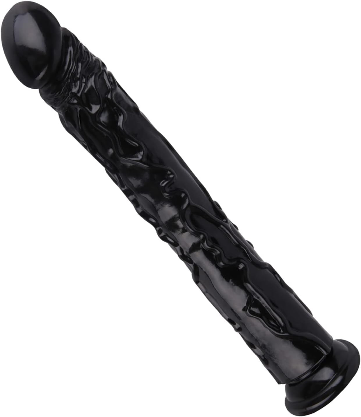 13 Inch Long Realistic Dildo with Strong Suction Cup, Lifelike Flexible Thick Adult Sex Toys Huge Large Anal Dildos for Women - Black