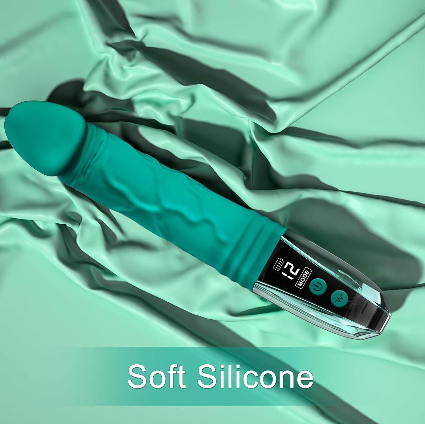 G Spot Dildo Vibrator Sex Toys - Adult Sex Toys Realistic Anal Dildo for Women with LED Display, 12 Powerful Vibrations Clitoris Vibrator Wand Sex Toys for Female Male G Spot Anal Stimulation