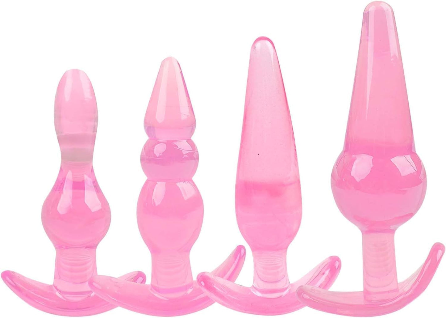 Classic Durable Silicone Training Male Exercise Suction Cup Plug Kit of Various Sizes for Games in the Room -42
