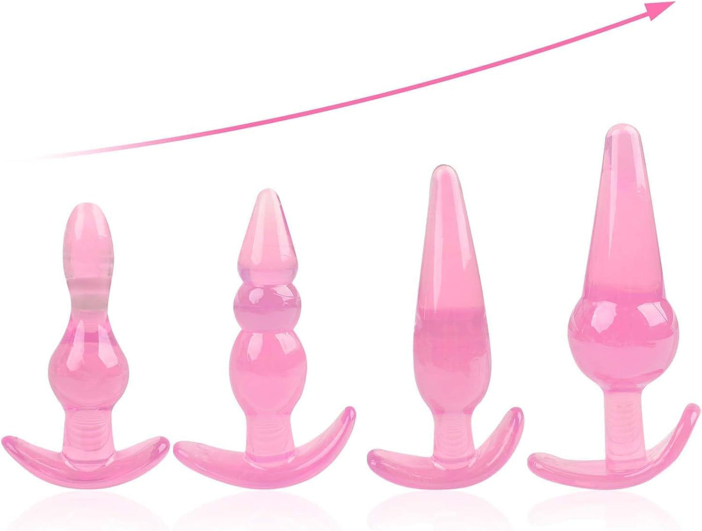 Classic Durable Silicone Training Male Exercise Suction Cup Plug Kit of Various Sizes for Games in the Room -42