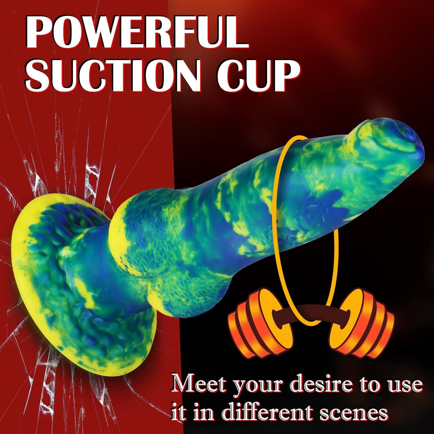 8.8In Thrusting Dildo Anal Sex Toys - 2023 Upgrade Vibrating Dildos Adult Toys Thrusting Vibrator with 7 Modes for G-Spot Stimulation, Huge Anal Dildo Adult Sex Toys & Games for Women Couples