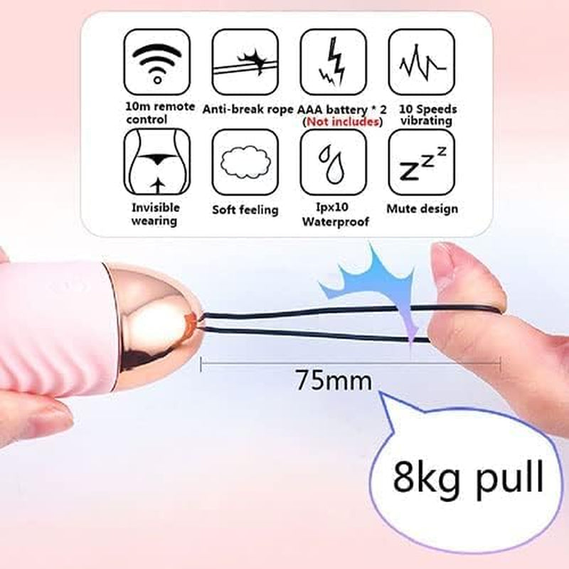 Fast Delivery Portable Massage Soft Toys Waterproof Bullet Massage Rod Mini Pocket Travel Size Powerful Stick Quiet 10 Modes for Women Pleasure, Female Toys Personal Bullet Tool for Relax B8D (Blue)