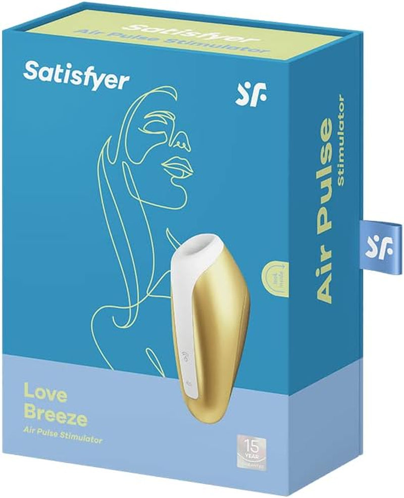 Love Breeze | Air Pulse Stimulator | 11 Pressure Wave Programs | Waterproof (IPX7) | Rechargeable Battery | Skin-Friendly Silicone