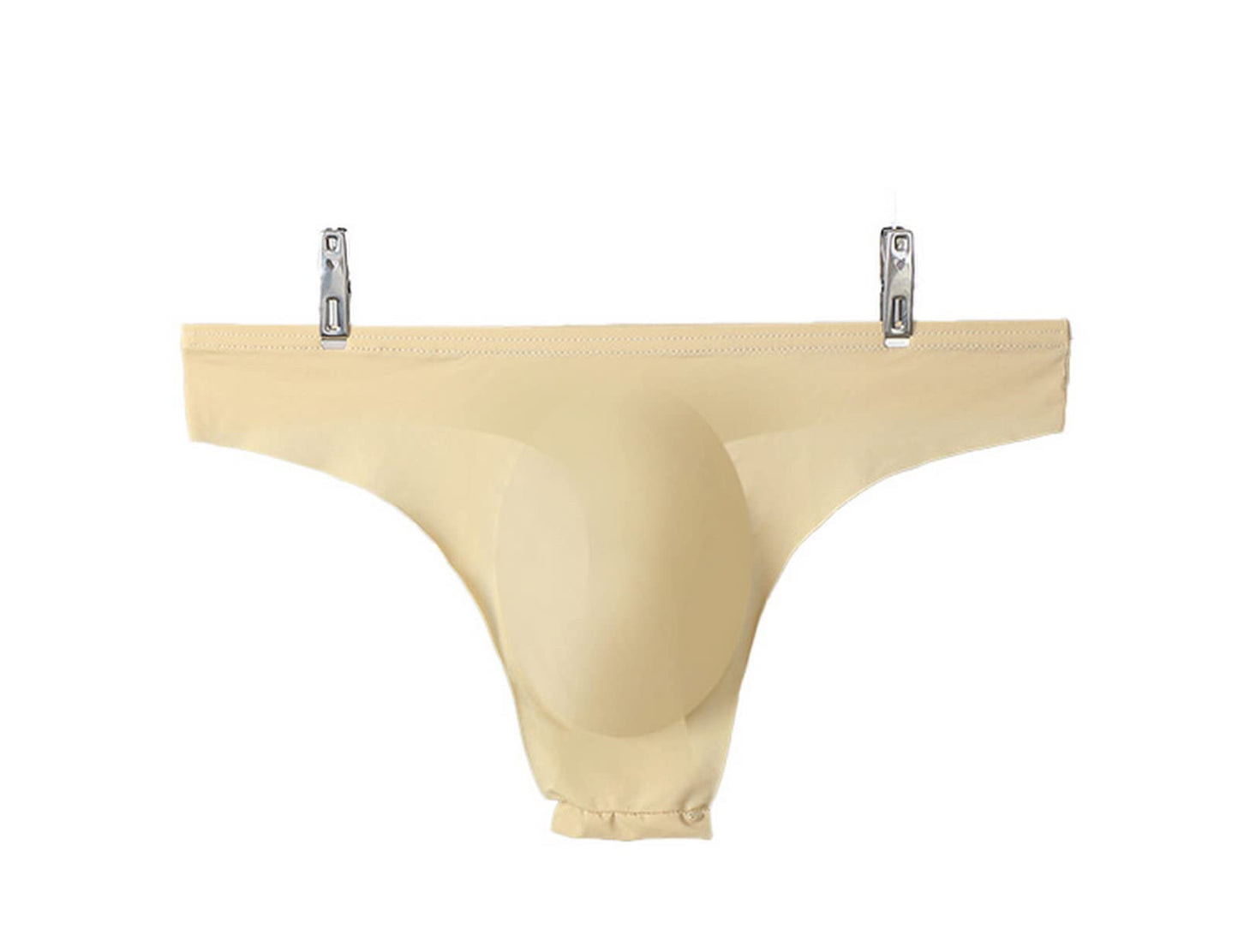 Faringoto Men's Low Rise Thong U-Shaped Convex Briefs, Soft and Comfortable Lightweight Breathable Underwear