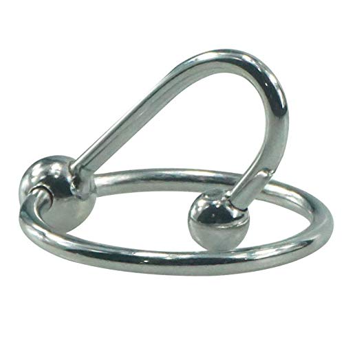 Stainless Steel Ring with Pressure Joy Balls Delay Toy