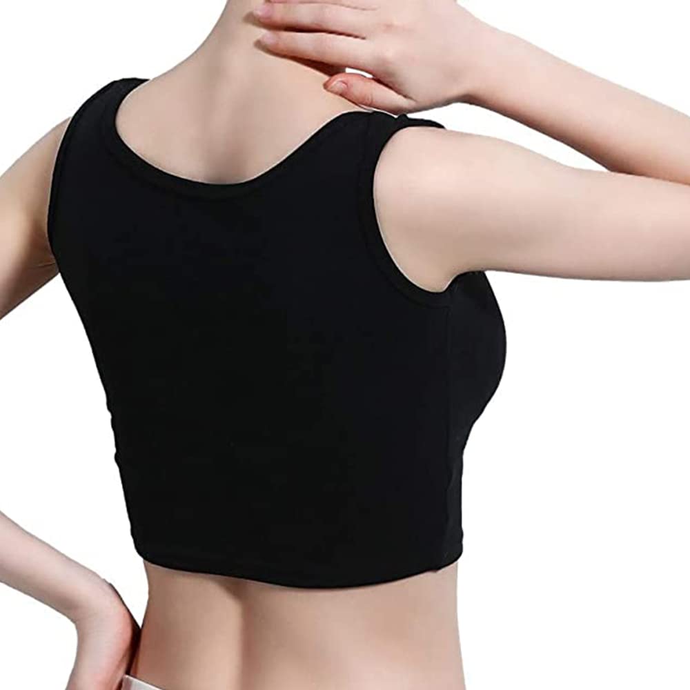 Cum Funny Kinky BDSM Sissy Lover Crop Top Sleeveless, Black, Medium