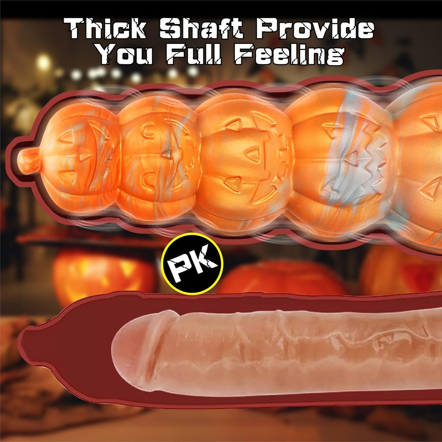 Huge Fantasy Monster Dildo, Thick Anal Dildo Anal Beads for Men, Large Long Silicone Dildo with Suction Cup,11 Inch Big Realistic Dildos for Women, Soft Fat Ribbed G Spot Prostate Fake Penis