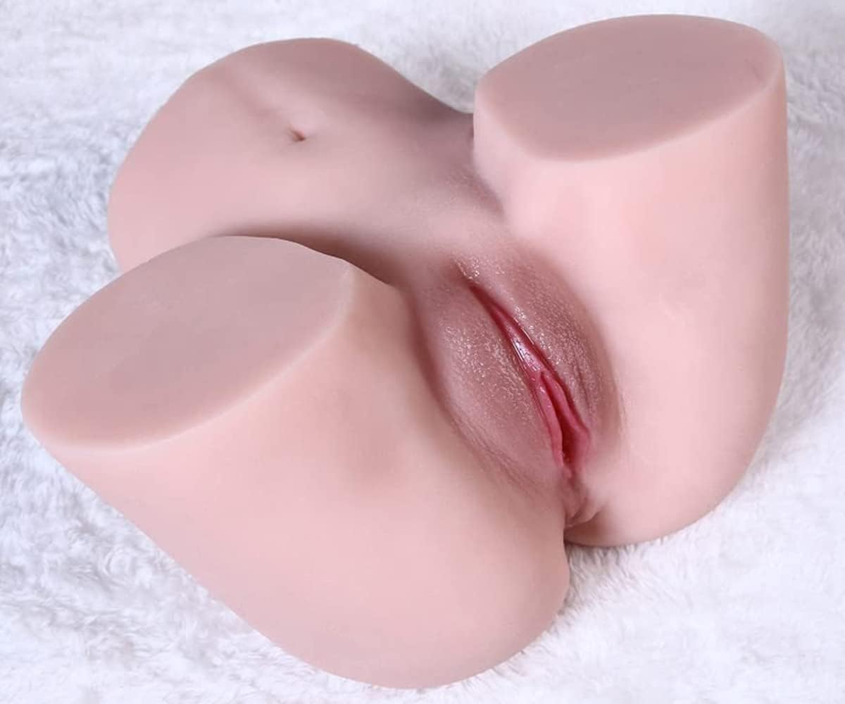 5.5LB Sex Doll Pocket Pussy Ass with Realistic Vagina Anus Sex, Sex Dolls Adult Toys Female Body Torso Love Doll Male Sex Toy for Men (8.6 X 7.1 X 4.7 Inch)