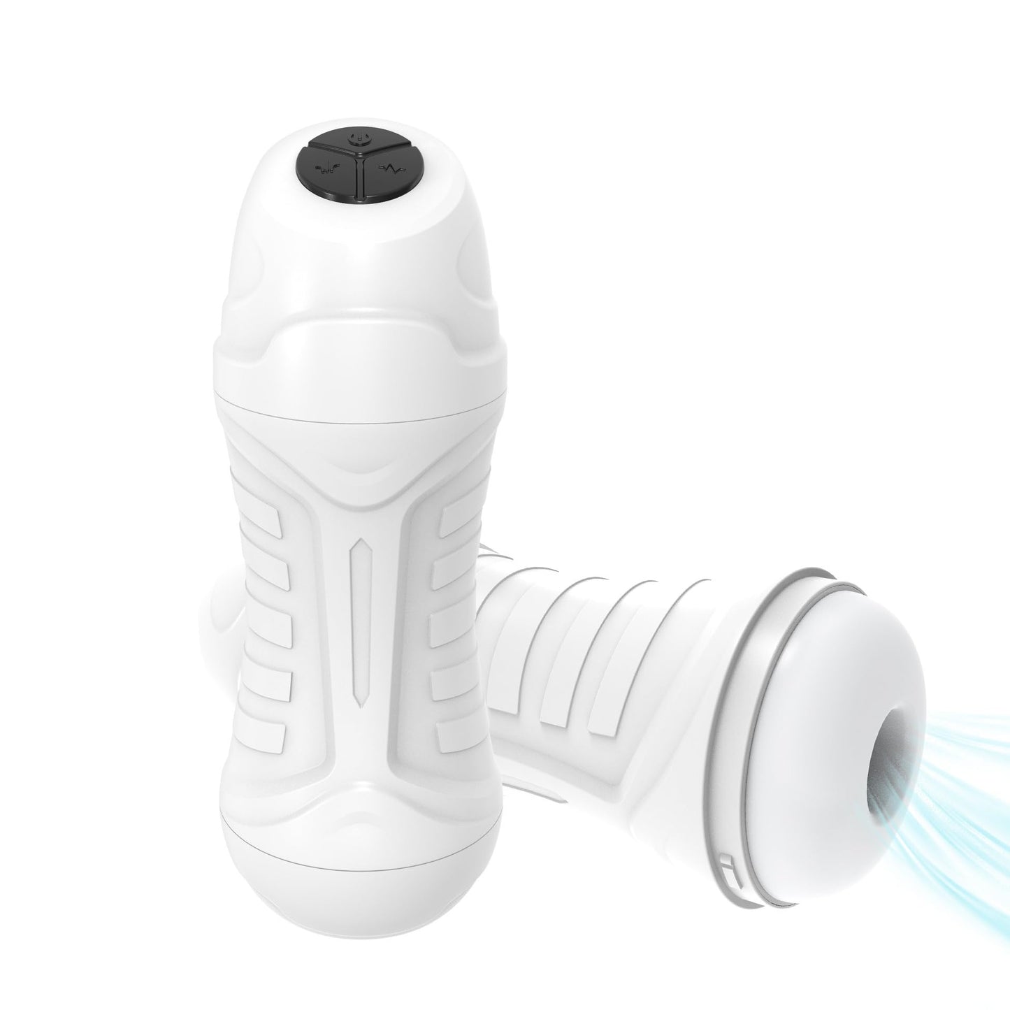 Automatic Hands Free Male Masturbator, 4 Vibration Masturbation Cup with 3 Sucking Modes Blowjob Machine, Electric Vibrating Pocket Pussy 3D Sleeve Male Stroker, Adult Sex Toy for Men (white)