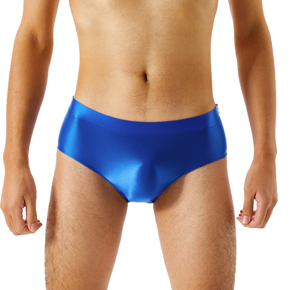 Summer Code Mens Sissy Panties Stretchy Silky Glossy Bikini Briefs Underwear Lingerie Underpants for Men, 6-pack Assorted 2, X-Large