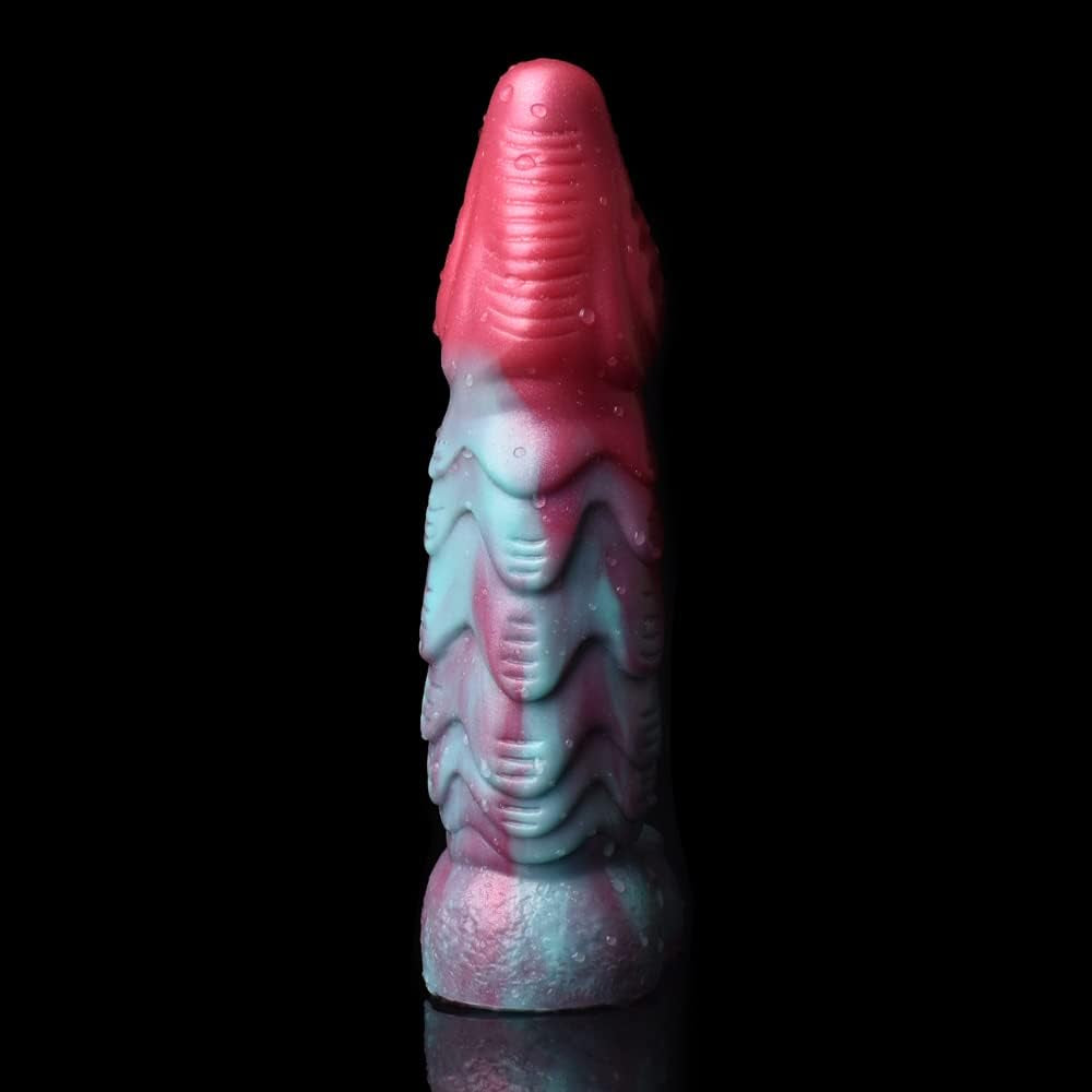 8.27" Octopus Men Penis Sleeves Animal Penis Extender Sleeves, Silicone Penis Enlarger Sleeves with Penis Ring, Realistic Hollow Dildo Sleeve Male Adult Sex Toys (Color B)