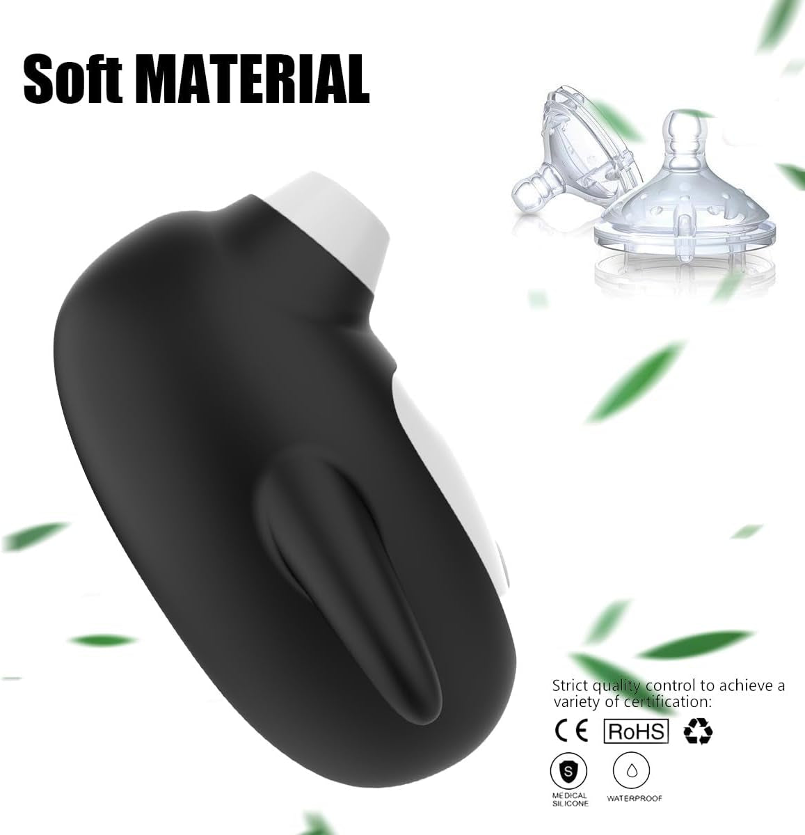 Clitoral Sucking Sex Toy,Womens Sex Toys Cute Penguin Clit Stimulator & Breast Sucker & Nipples Massager, Waterproof Rechargeable Adult Sex Toys Clitoral Vibrator for Women or Couple Pleasure
