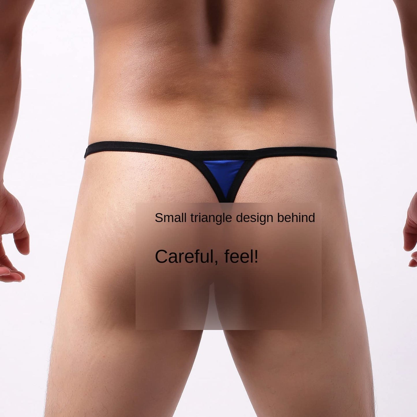 Faringoto Mens Thong Underwear Low Rise Thongs Panties Bikini Briefs
