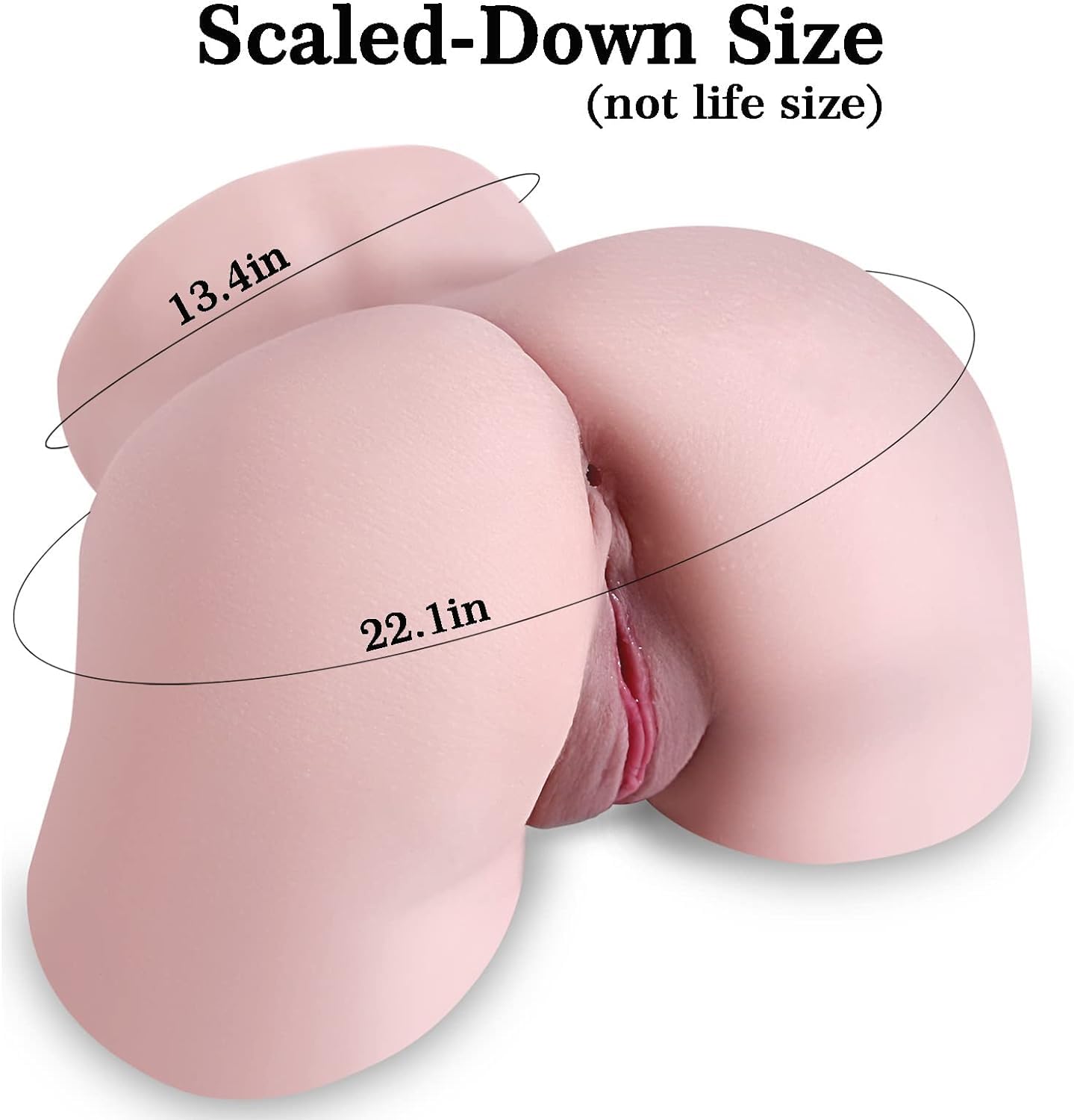 5.5LB Sex Doll Pocket Pussy Ass with Realistic Vagina Anus Sex, Sex Dolls Adult Toys Female Body Torso Love Doll Male Sex Toy for Men (8.6 X 7.1 X 4.7 Inch)
