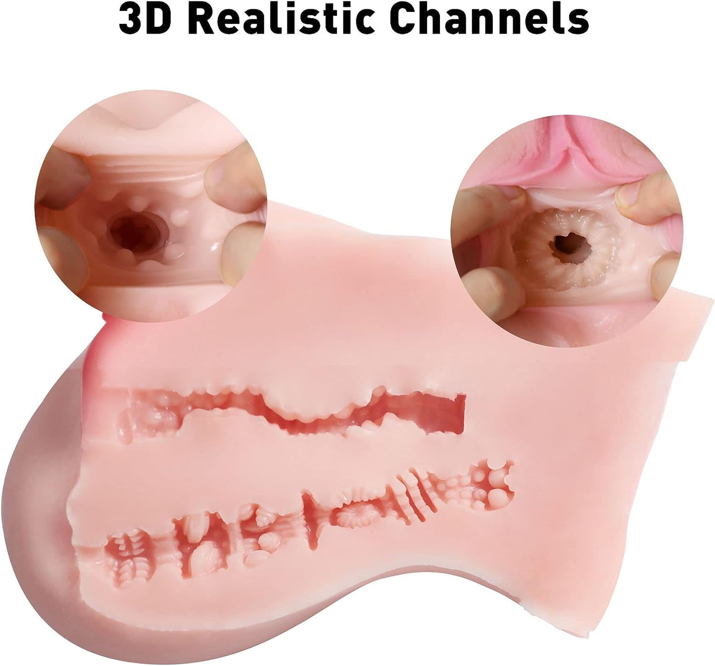 5.5LB Sex Doll Pocket Pussy Ass with Realistic Vagina Anus Sex, Sex Dolls Adult Toys Female Body Torso Love Doll Male Sex Toy for Men (8.6 X 7.1 X 4.7 Inch)