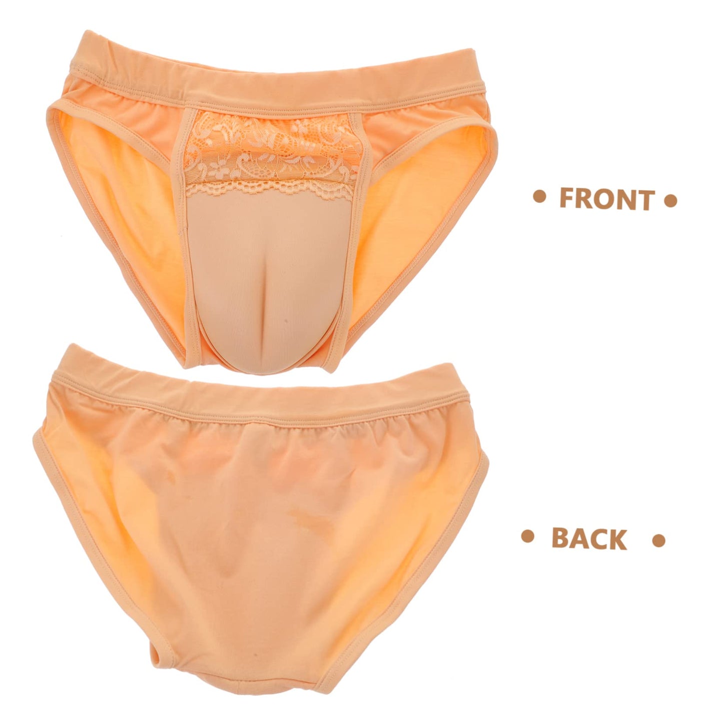 Healifty Male to Female Clothing Costumes Men Panties Mens Men Cotton Panties Thong Crossdressing Underpants Men Invisible Pants Supplies Transsexuals