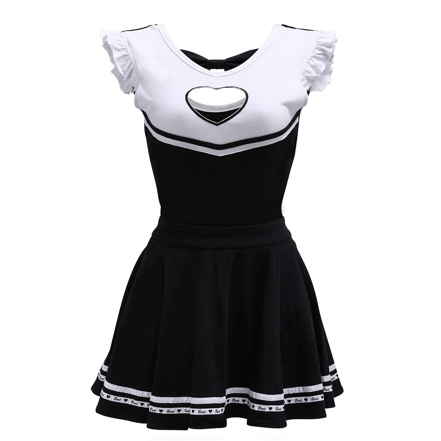 Littleforbig Cotton Romper Onesie Pajamas Bodysuit - Daddy's Secret Princess Skirt Set Black Brat 2XL