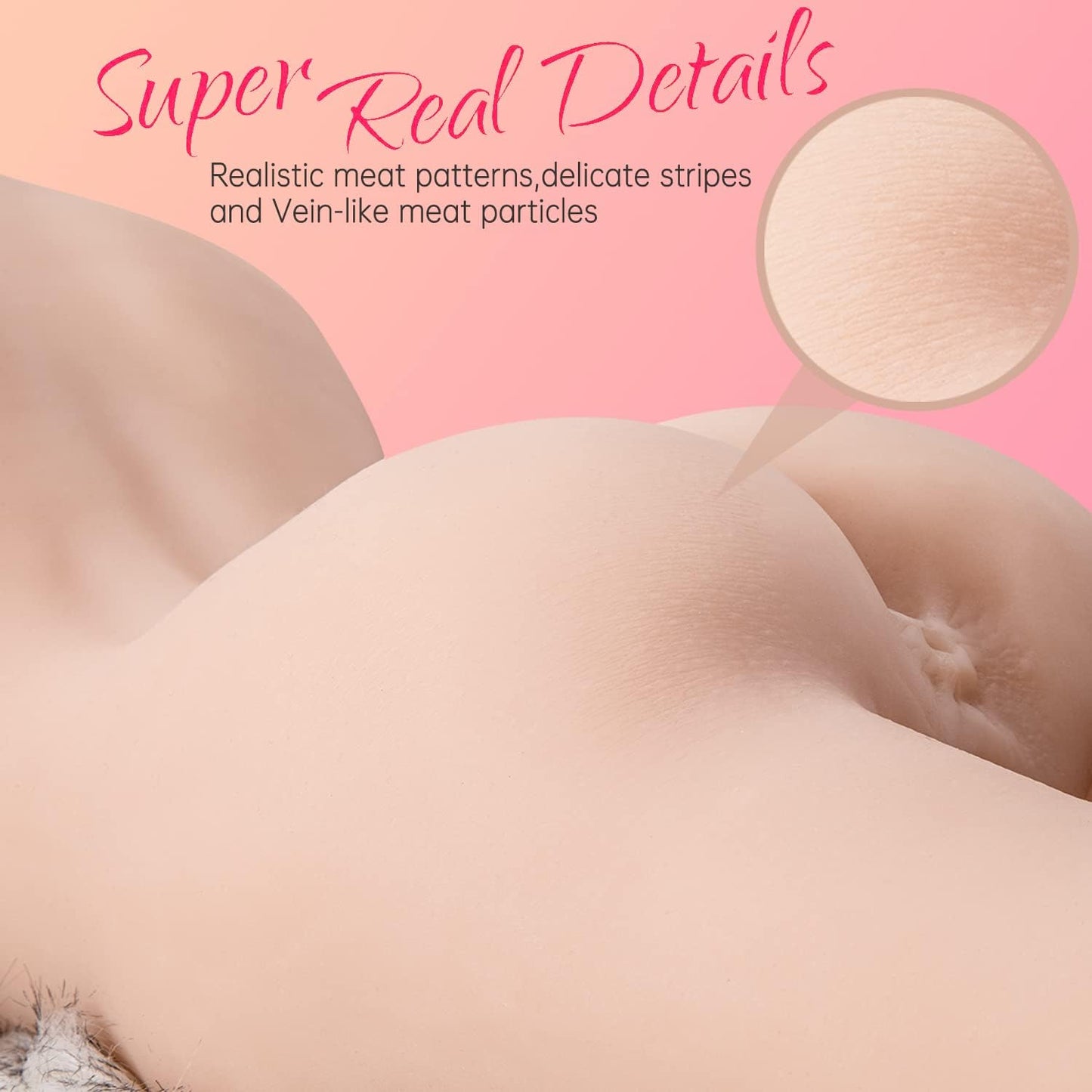 6.6LB Male Masturbators Sex Doll for Men, Female Torso Doll for Male, Realistic Sex Dolls with Boobs Butt Pussy Ass, Adult Sex Toy for Men Masturbation, Silicone Love Doll for Men Hands Free Pleasure
