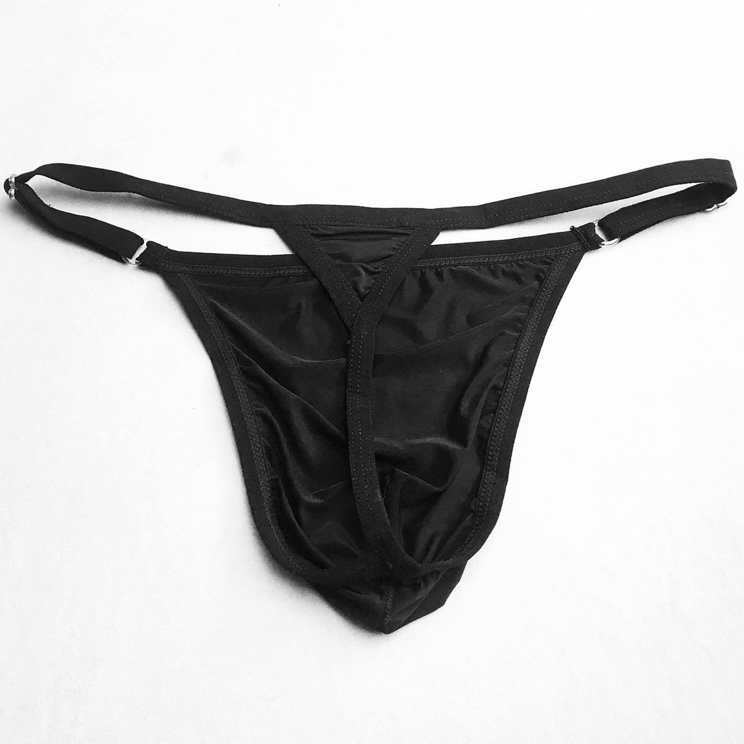 Faringoto Mens Thong Underwear Low Rise Thongs Panties Bikini Briefs