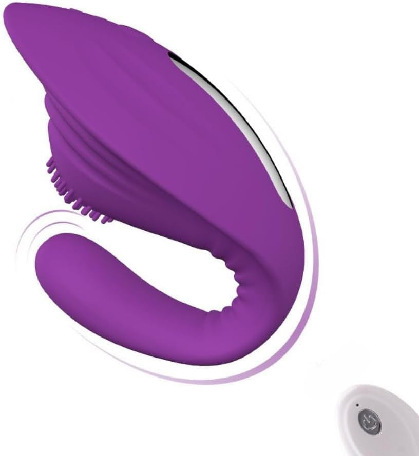 Control Rechargeable Adult Toys for Women - Powerful Tongue Sucking and Licking G Sucking Toys for Female Couples Panty Stimulation Mini Bullet for Women V882274