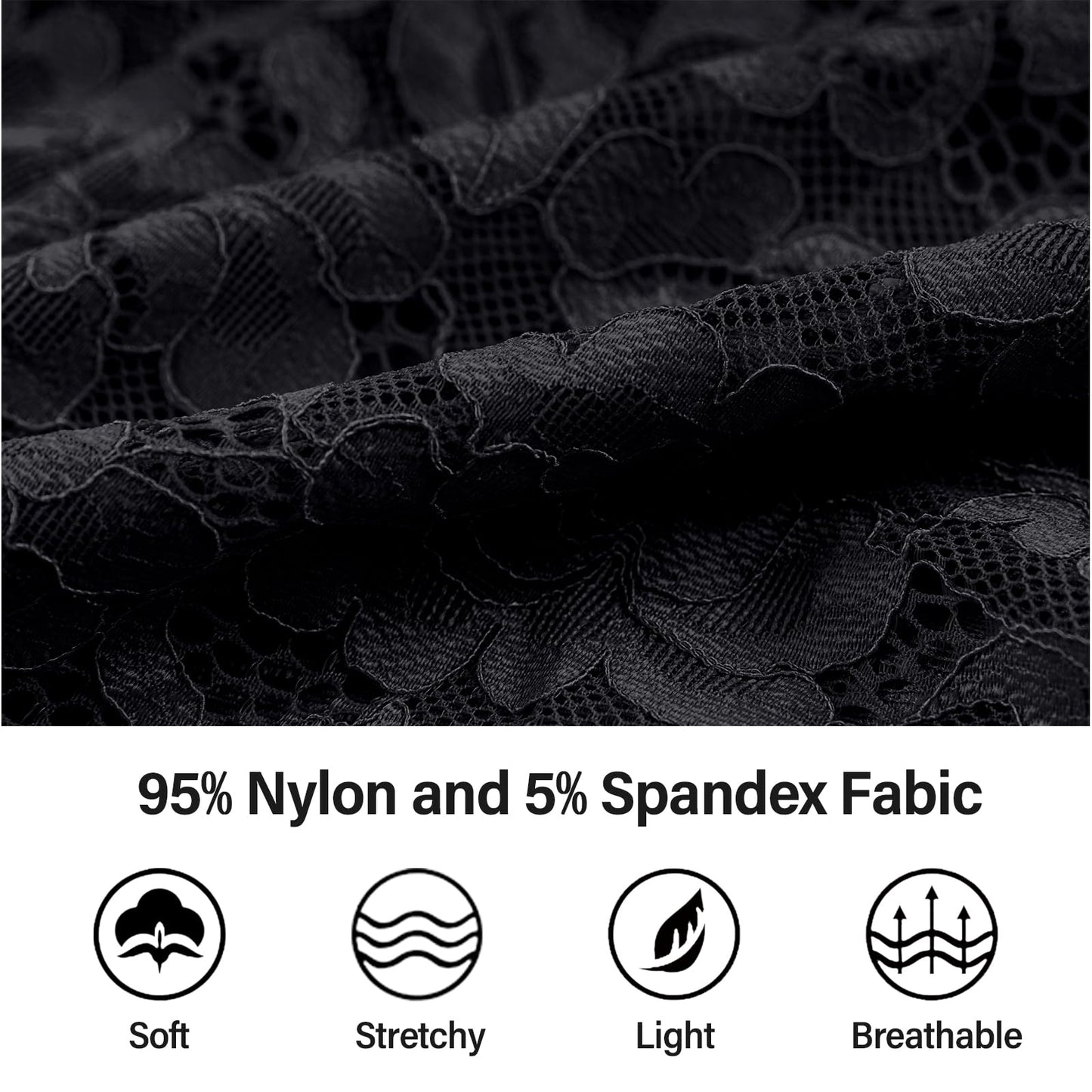 GENEMEN Mens Lace Boxers Briefs Sheer Underwear Sissy Panties Sexy Lingerie for Men (Black, XXL)