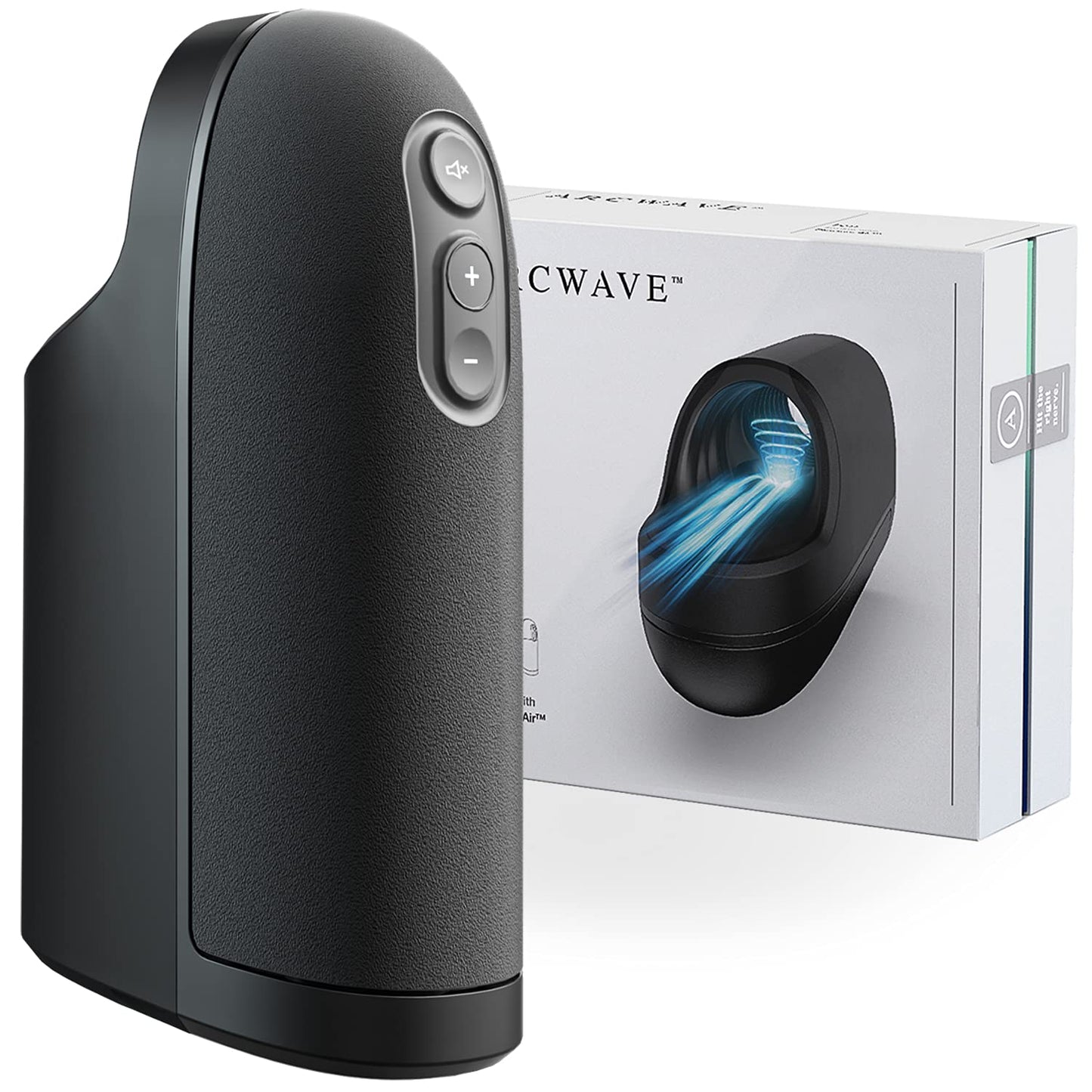 Arcwave Ion Pleasure Air Stroker for Men - Male Masturbator Toy - 8 intensity levels - Contactless Stimulation - Waterproof - CleanTech Silicone - Adult Smart Sex Toy - Self Sucking Masturbating Toys