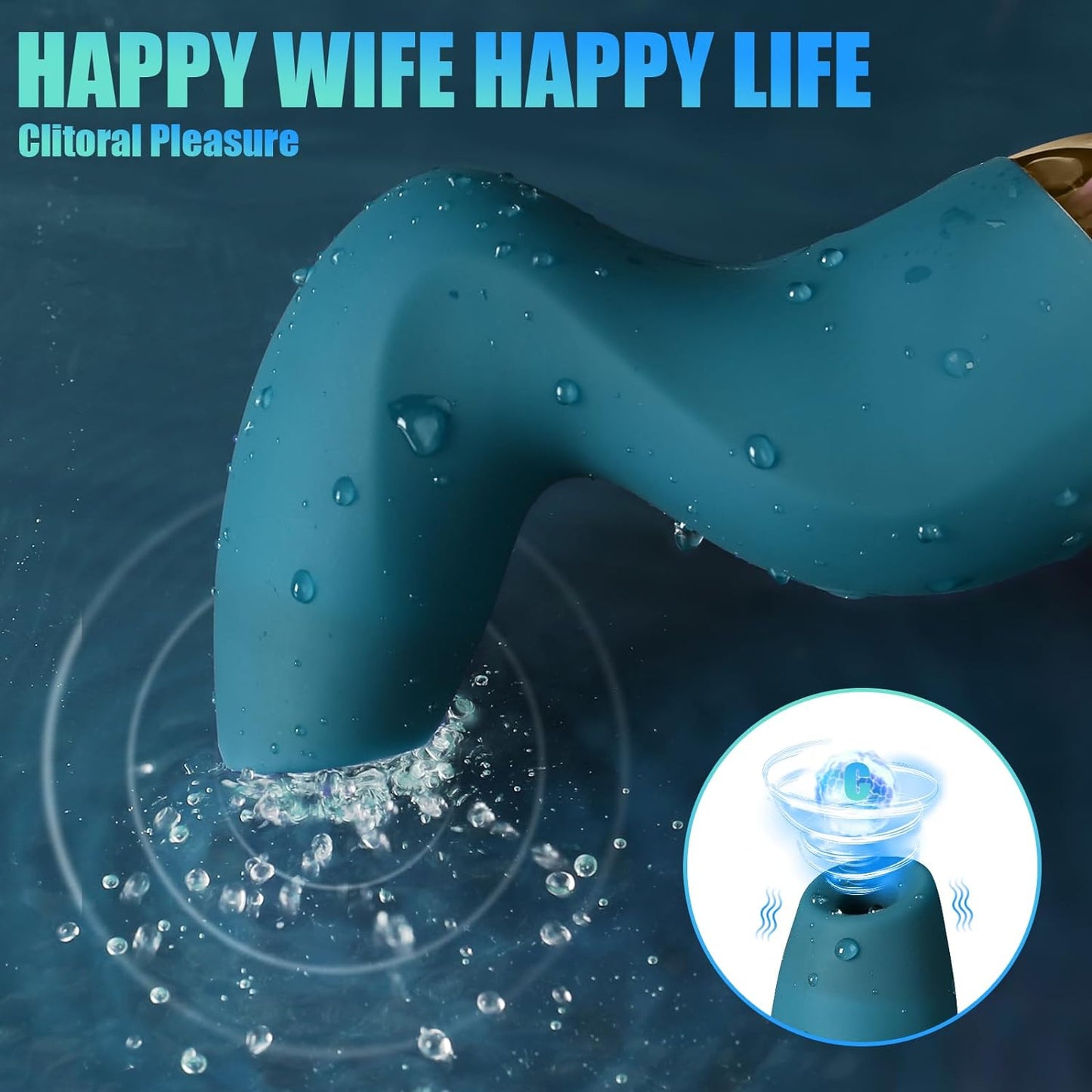 Clitoral Sucking Sex Toy for Woman - Pulse Pure Clit Stimulator Nipples Sucker with 5 Modes 3 Intensity - Rose Toy Personal Massager Vibrator Adult Sensory Toys & Games