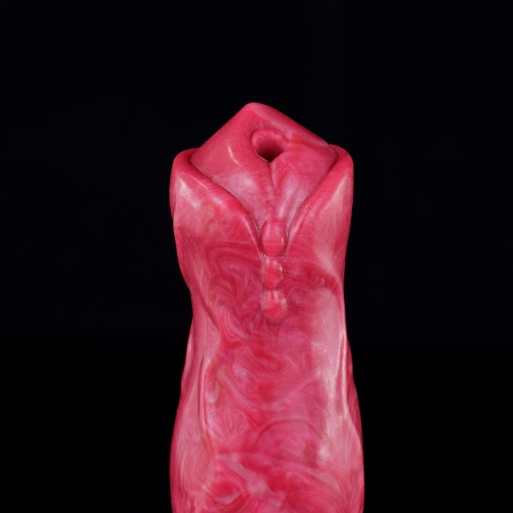 Lifelike Squirting Animal Dildo with Suction Cup Ejaculating Silicone Dog Dildos Anal Adult Sex Toys 8Inches