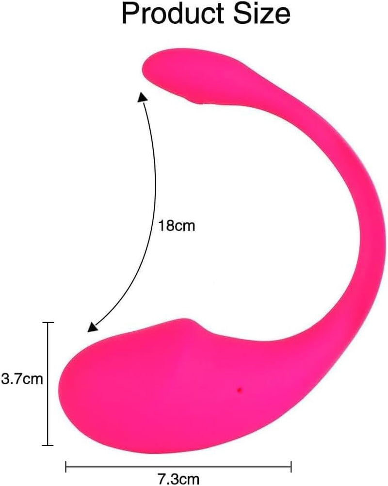 Long Distance Control Women Vibrateur Massage - Quiet, Powerful, Waterproof, 10 Speeds, USB Charging, Red SG1214V2.112, Ship from Canada