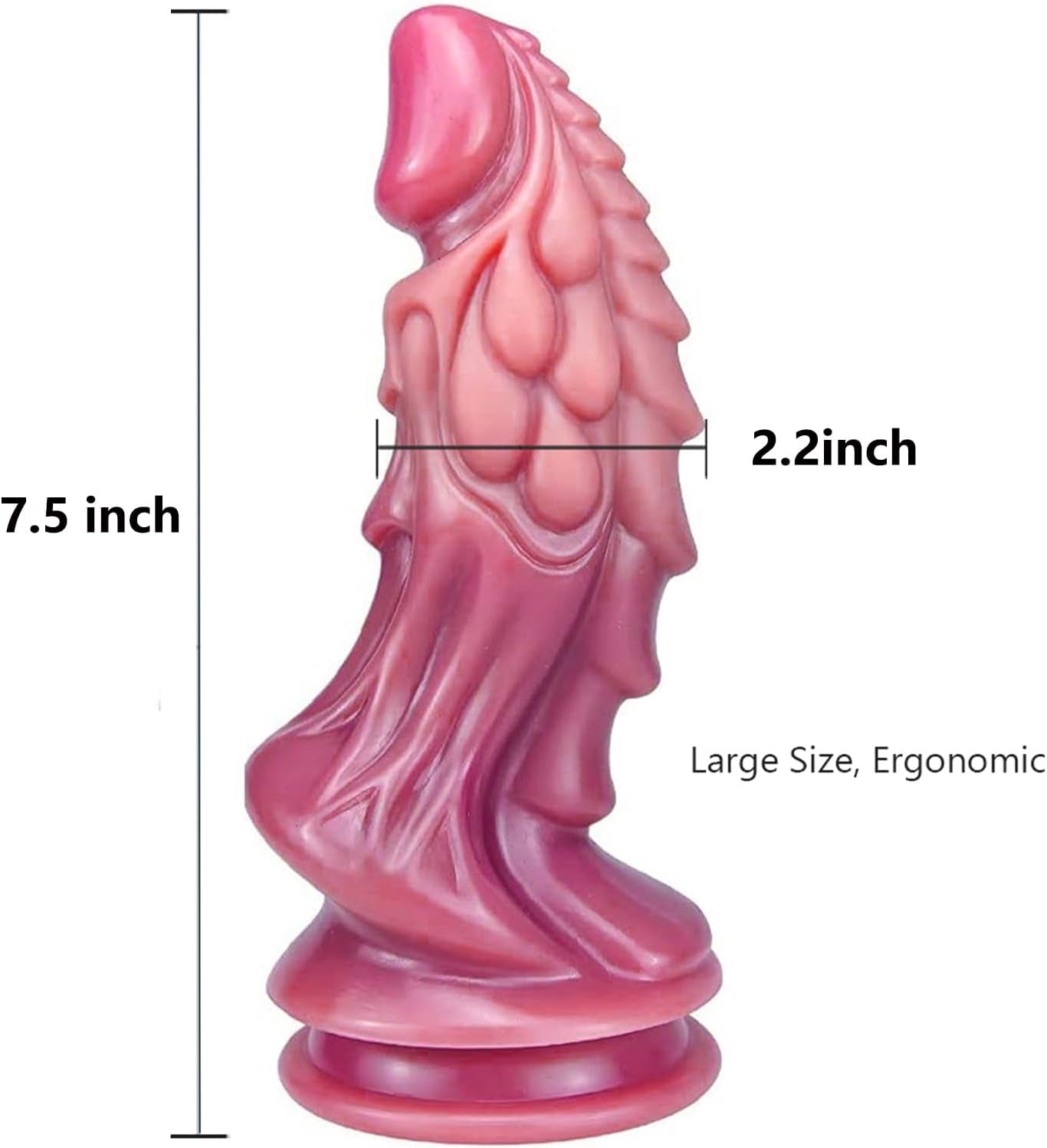 Realistic Big Dildo for Women - 7.5 Inches, Silicone, Waterproof, G-Spot & Anal Sex Toy, Soft Texture, Skinny & Flexible, Suitable for Women'S Big Toys, Couples' Games