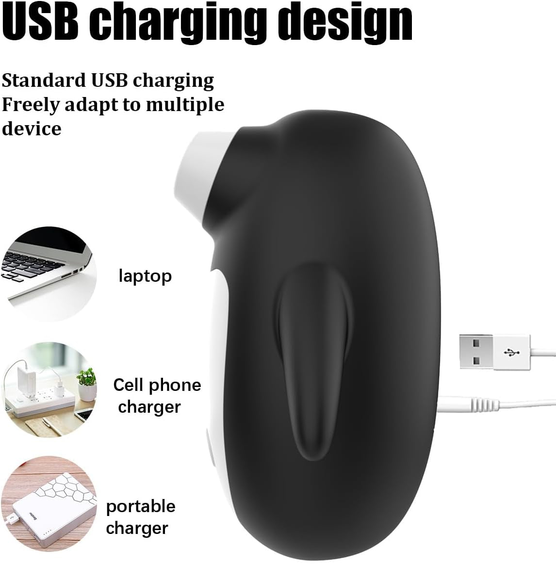 Clitoral Sucking Sex Toy,Womens Sex Toys Cute Penguin Clit Stimulator & Breast Sucker & Nipples Massager, Waterproof Rechargeable Adult Sex Toys Clitoral Vibrator for Women or Couple Pleasure