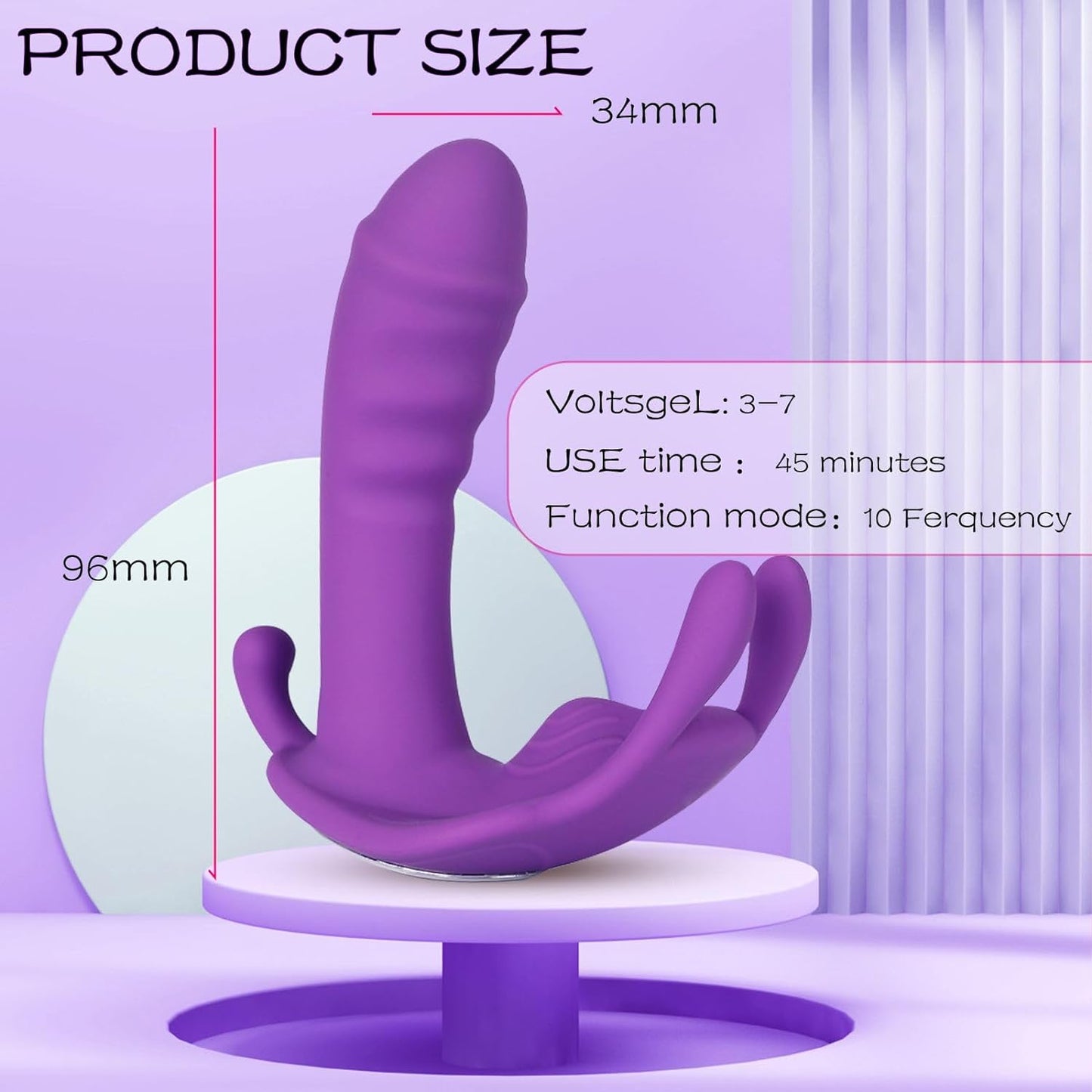 2024 Newly Upgrade Stimulator 10 Mode with Heating USB Charging Waterproof Quiet Adult Toy Christmas Gift for Women-Z1005