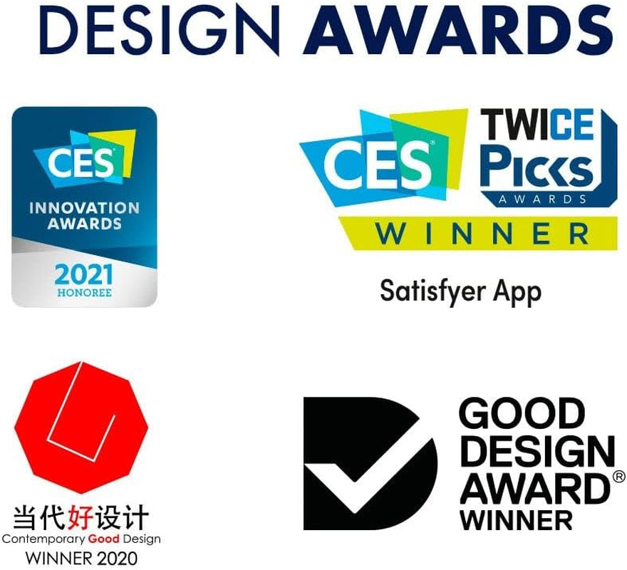 Curvy 2+ | Air-Pulse Clitoris Stimulating Vibrator | Connect App | 2 Motors | Clitoral Sucking Pressure-Wave Technology & Vibration | Waterproof (IPX7) | Rechargeable Battery | Skin-Friendly Silicone