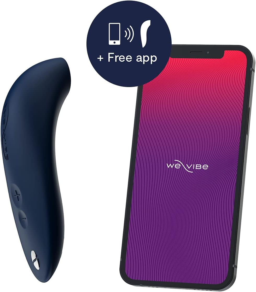 Melt Clitoral Sucking Toy for Couples - Clit Stimulator with 12 Suction Speeds - Waterproof Sucker Vibrator - App Controlled - Rechargeable Vibrating Adult Sex Toys for Women - Midnight Blue
