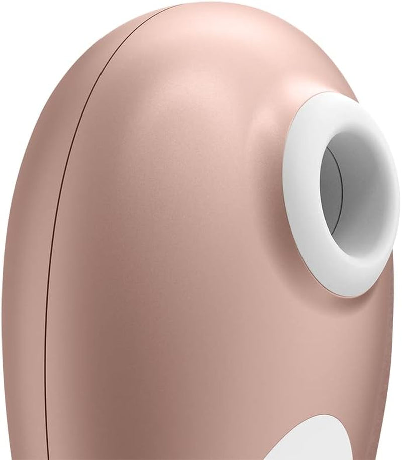 Deluxe | Air-Pulse Clitoris Stimulator | Non-Contact Clitoral Sucking Pressure-Wave Technology | Waterproof (IPX7) | Rechargeable Battery | Skin-Friendly Silicone