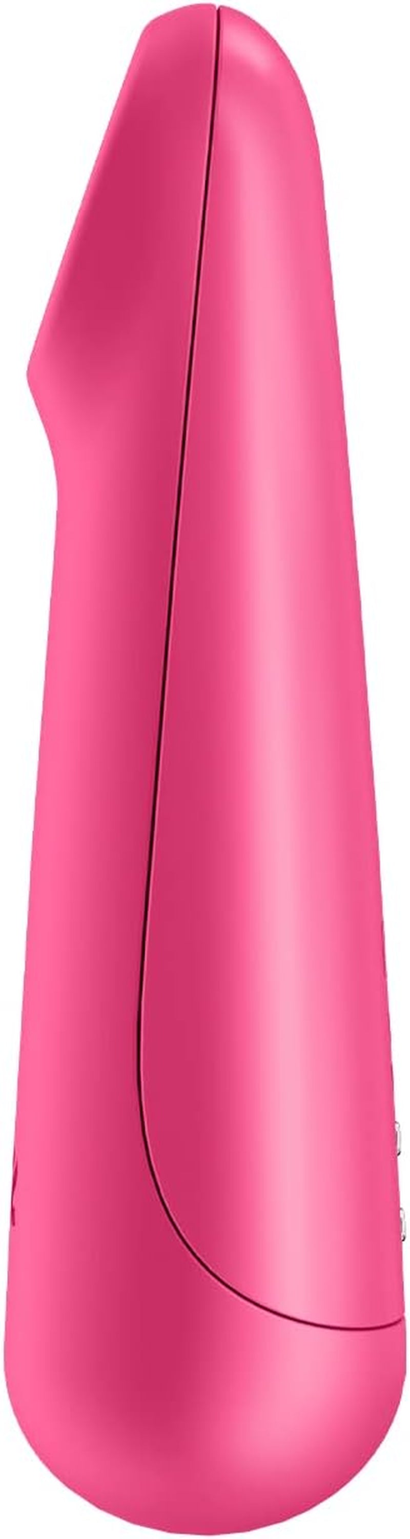 Ultra Power Bullet 3 Mini Bullet Vibrator - Clitoral Stimulator, Personal Massager, Flat Beveled Tip - Portable, Waterproof, Rechargeable, 9Cm (Red)