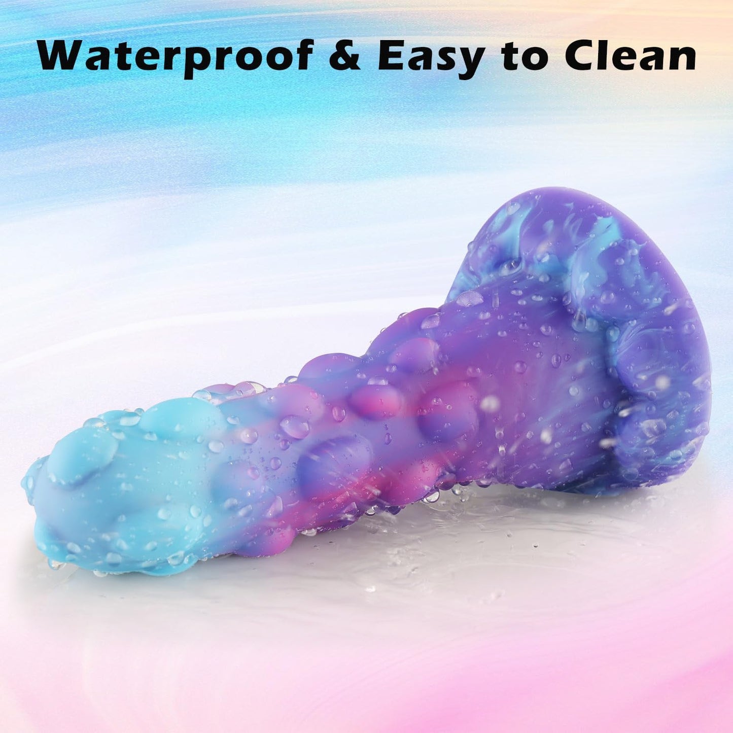 Monster Dildo Fantasy Dildo Slim Beginner Dildo, Lifelike Soft Silicone Knot Thin Dildos, Realistic Small Penis with Suction Cup, Sex Toys for Men and Women