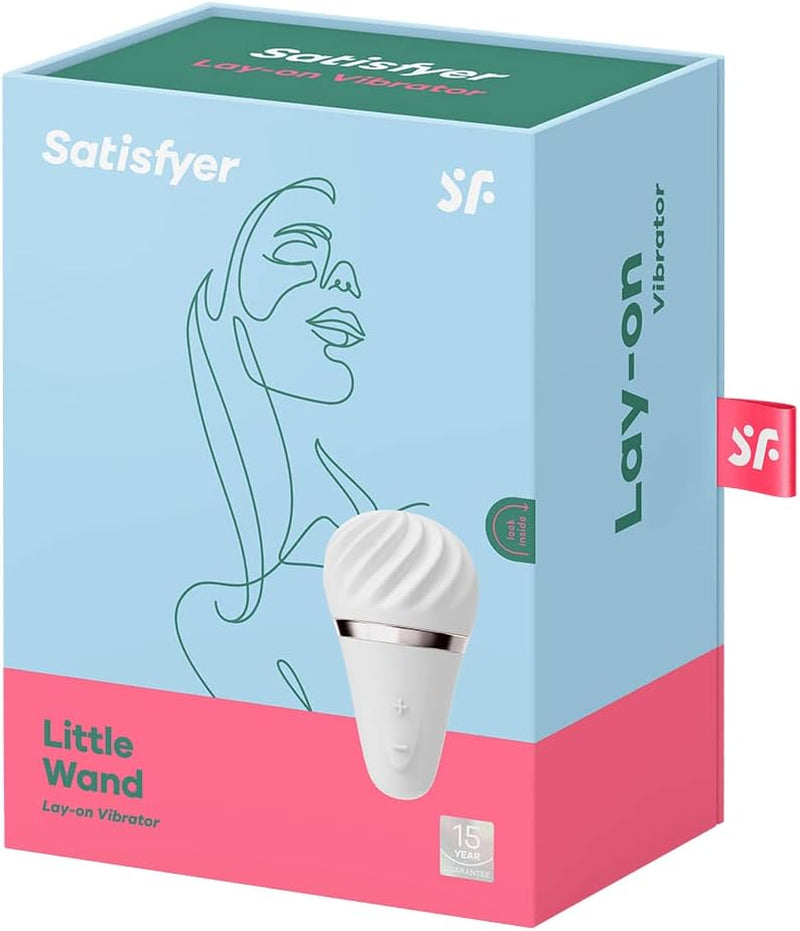 Little Wand Lay-On Vibrator - Powerful Vibrating Clitoral Stimulator, Personal Massager for Stimulation of Clitoris and Erogenous Zones - Soft Silicone, Waterproof, Rechargeable
