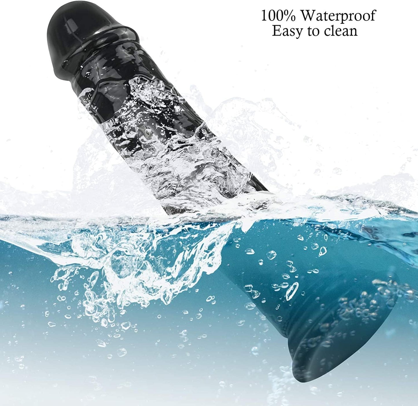 9.25 Inch Realistic Big Thick Dildo for Women, Lifelike Penis Skin-Friendly Flexible Silicone Adult Sex Toy with Powerful Suction Cup Anal Dildos for Women & Games