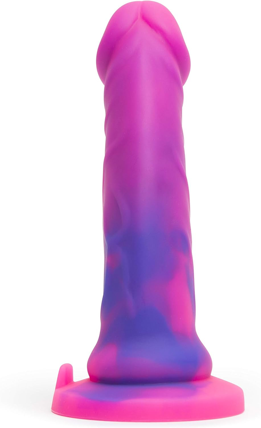 Lifelike Lover Luxe Realistic Dildo - 6.5 Inch Suction Cup Dildo for Women - Multicoloured Silicone Dildo - Harness Compatible - Waterproof - Pink Dildo