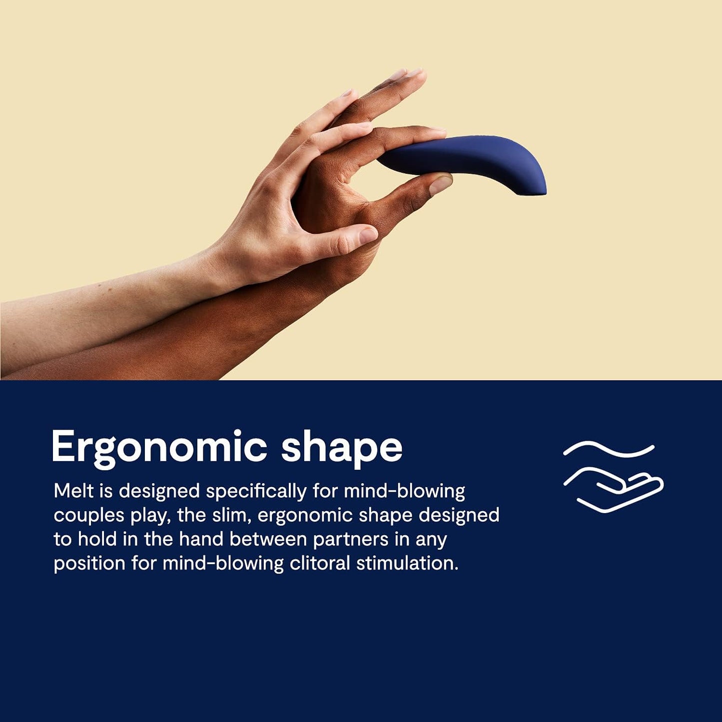 Melt Clitoral Sucking Toy for Couples - Clit Stimulator with 12 Suction Speeds - Waterproof Sucker Vibrator - App Controlled - Rechargeable Vibrating Adult Sex Toys for Women - Midnight Blue
