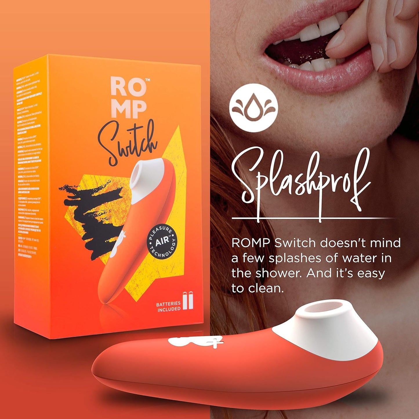 Switch Clitoral Sucking Toy - Clit Stimulator - Clit Sucker Vibrator with 6 Intesity Levels - Vibrating Adult Sex Toys for Women and Couples