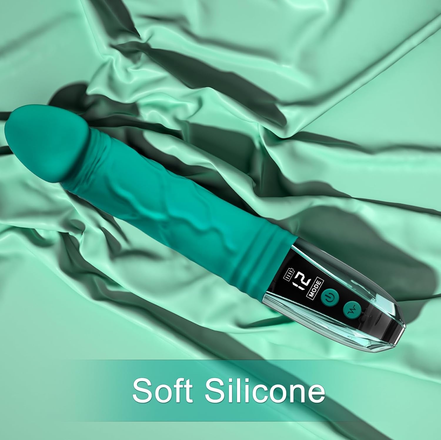 G Spot Dildo Vibrator Sex Toys - Adult Sex Toys Realistic Anal Dildo for Women with LED Display, 12 Powerful Vibrations Clitoris Vibrator Wand Sex Toys for Female Male G Spot Anal Stimulation