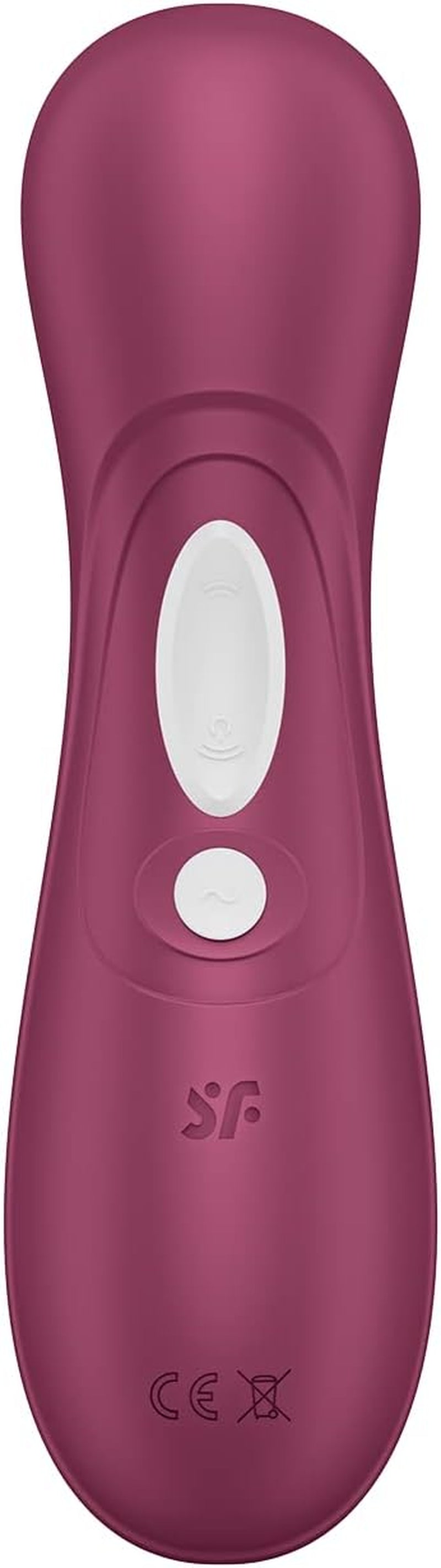 Pro 2 Generation 3 - Air-Pulse Clitoris Stimulating Vibrator with Liquid-Air Technology - Non-Contact Clitoral Sucking Sex Toy for Women, Waterproof, Rechargeable (Wine Red)