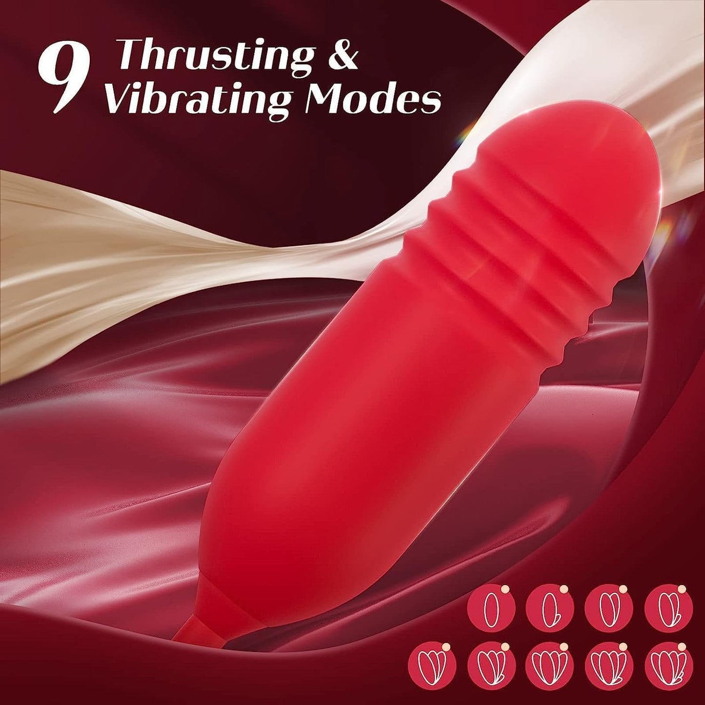 2024 New Upgrade Stimulator for Girls Ladies,Quiet Waterproof Massage Stick for Women G S-P-O-T_Vib-Rator Massager for Women USB Charging Gift for Her Rose -9