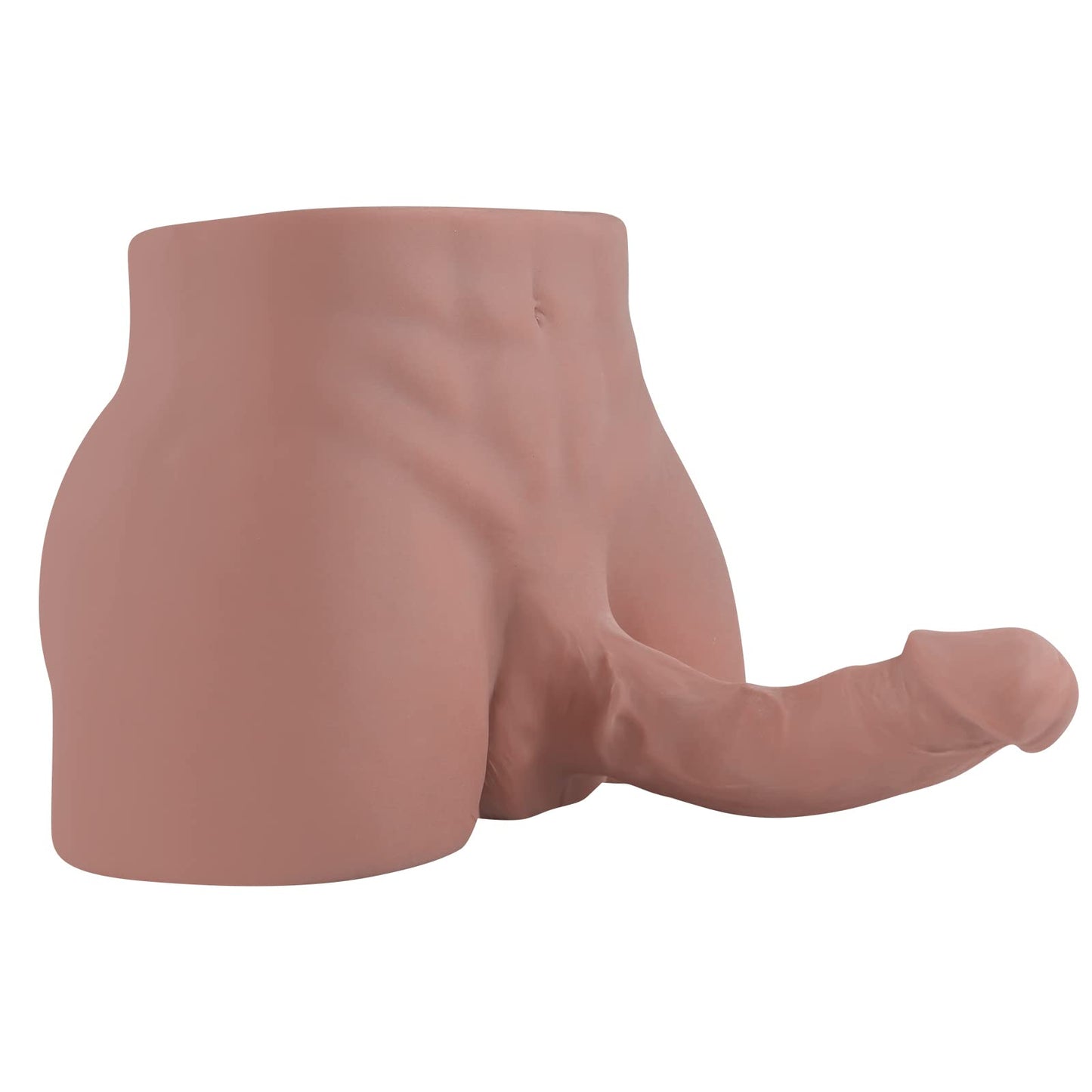 7.71lbs Male Torso Dildo Sex Doll - Flexible Bendable and Tight Hole for Women Masturbation,Lifelike Love Doll for Couple Sex Toy - Light Brown