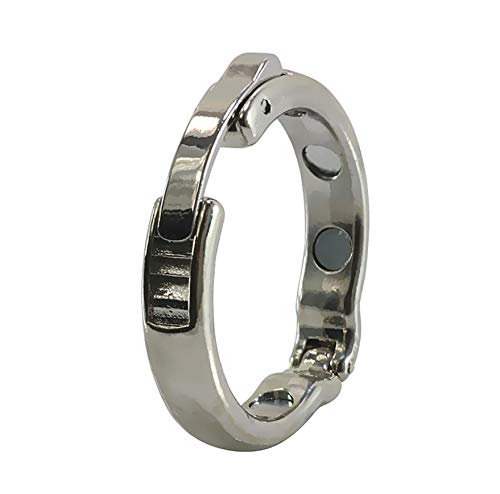 Adjustable Size (27-30mm) Stainless Steel Metal Ring Men's Recovery Ring -