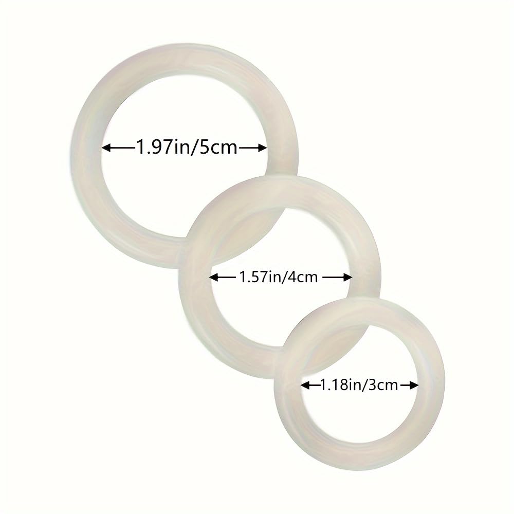 Newly Silicone Cock Ring Kit Erection Enhancing Pack Black, Soft Stretchy Portable Penis Ring Set, Last Longer and Get Harder for Men Couples Women sweater